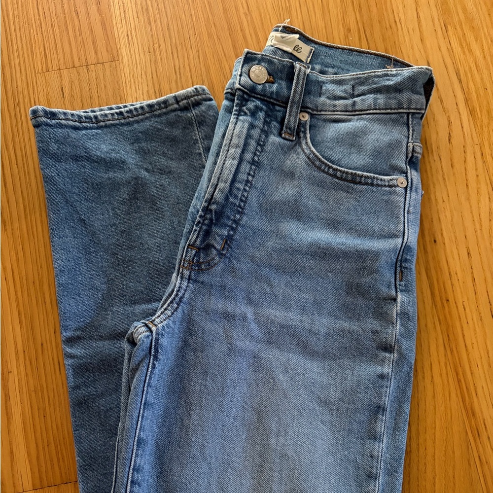 Madewell The Perfect Vintage Straight Cut, size 23